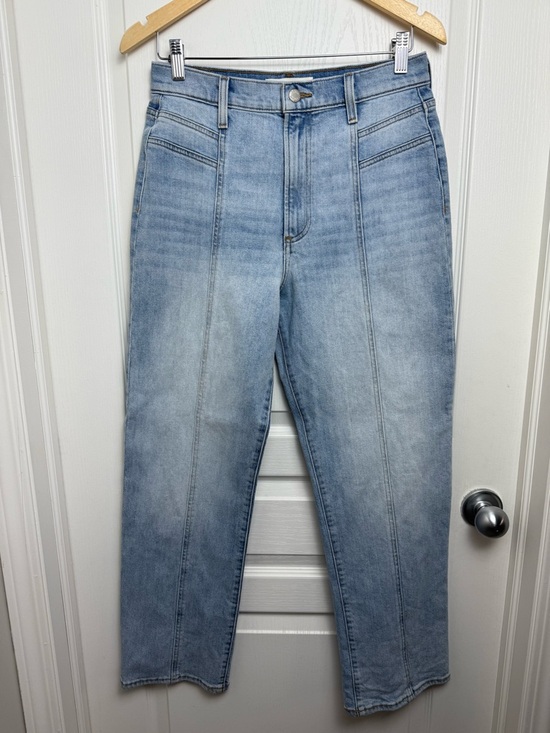 Aritzia Denim Forum 70s Retro Cheeky High Straight Size 29 Light Wash - Picture 8 of 14